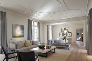 现代北欧风格一层半小别墅中式古典风格白色厨房12平米客厅设计