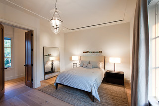 现代北欧风格三层小别墅 新古典白色12平米卧室改造