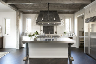 房间欧式风格一层别墅及稳重原木色2014整体厨房装修效果图