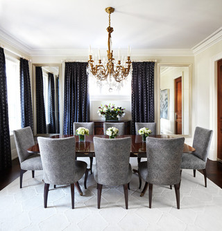 混搭风格客厅富裕型140平米以上家用餐桌图片