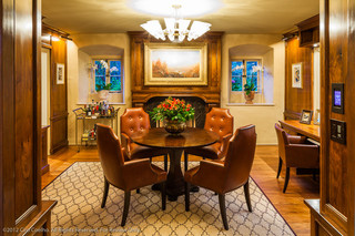 欧式风格客厅豪华型140平米以上茶室装修图片