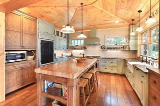 田园风格厨房富裕型140平米以上2013整体厨房改造