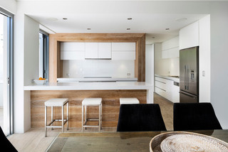 欧式简约风格富裕型140平米以上欧式开放式厨房效果图