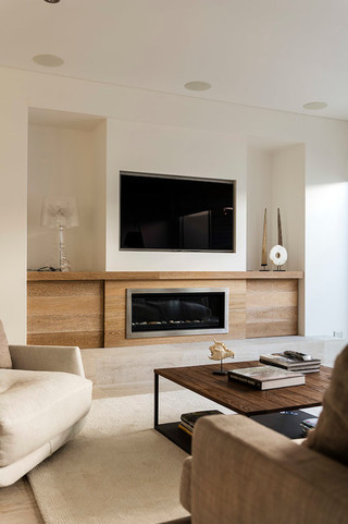 现代简约风格卫生间富裕型140平米以上现代简约电视背景墙设计图