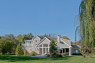 美式风格度假别墅富裕型140平米以上别墅花园装潢
