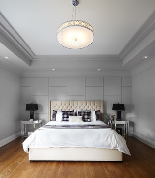 现代简约风格卧室富裕型140平米以上5平米卧室改造