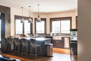 欧式风格客厅富裕型140平米以上2平米厨房装潢