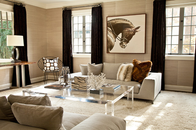 现代风家居布置 布艺沙发搭配装饰画打造完美客厅