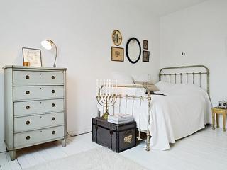 简约风格公寓小清新白色卧室装修图片