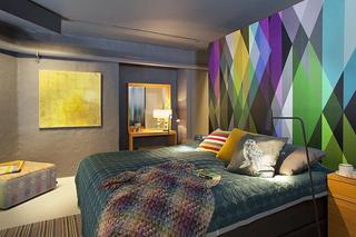 现代简约风格公寓简洁卧室旧房改造设计图