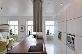 北欧风格舒适白色120平米旧房改造设计图