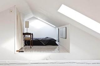 北欧风格舒适白色120平米卧室隔断旧房改造平面图