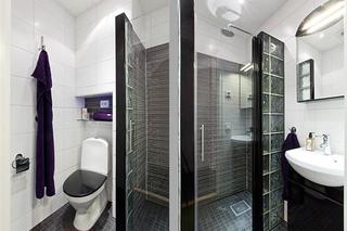 北欧风格简洁整体卫浴旧房改造设计图