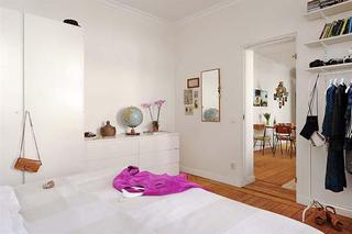 北欧风格一室一厅温馨卧室旧房改造设计图纸