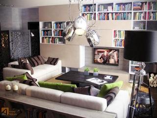 现代简约风格公寓艺术灰色客厅设计