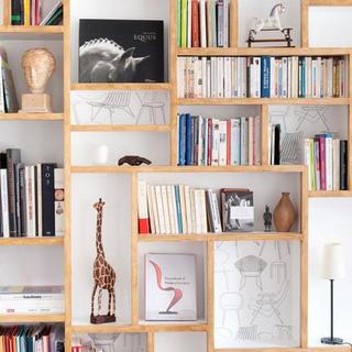 欧式风格公寓简洁书柜图片
