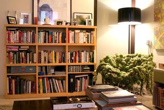 现代简约风格公寓浪漫书柜效果图