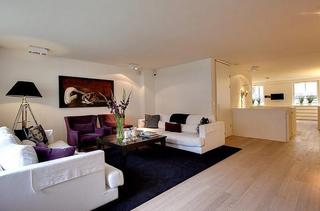 北欧风格奢华白色140平米以上客厅沙发装修