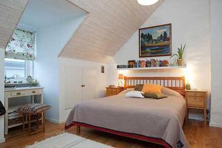 北欧风格温馨卧室旧房改造家装图