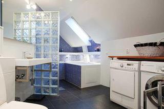 北欧风格温馨洗衣房旧房改造家装图片