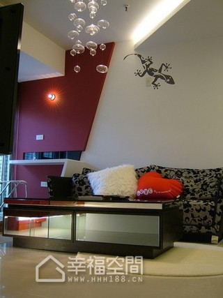 简约风格小户型简洁沙发背景墙设计