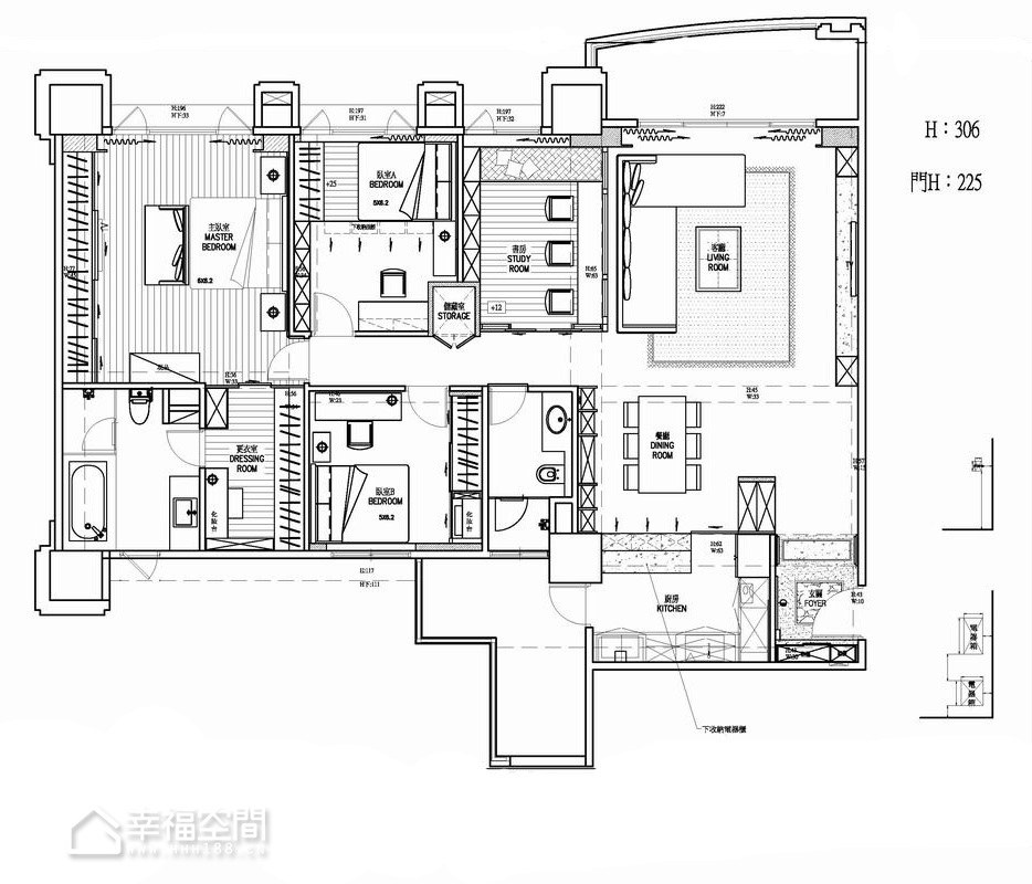 新古典风格,大气,豪华型装修,