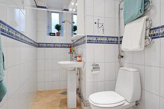 北欧风格公寓小清新白色70平米卫浴用品装修