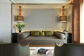 现代简约风格公寓温馨灰色客厅装修效果图