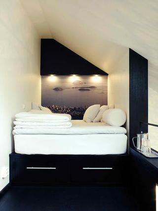 北欧风格公寓艺术黑白卧室装修