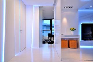 现代简约风格时尚白色走廊装修图片