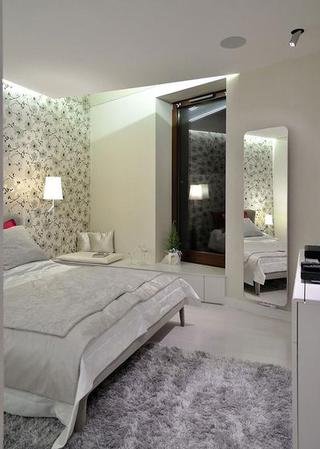 现代简约风格时尚白色卧室改造