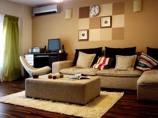 现代简约风格小户型小清新客厅沙发设计