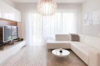 现代简约风格舒适白色客厅装修