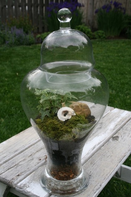 玻璃制的花瓶 浪漫的别墅装饰