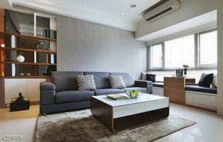 日式风格公寓小清新沙发背景墙设计