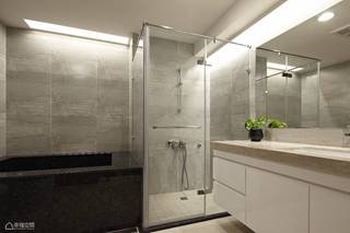 现代简约风格公寓温馨整体卫浴装修