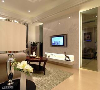 美式风格公寓温馨电视背景墙装修效果图
