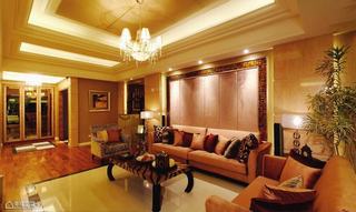 新古典风格温馨豪华型沙发背景墙效果图