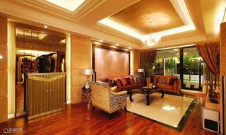 新古典风格温馨豪华型客厅设计