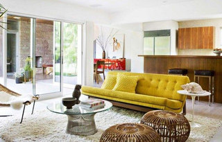 现代简约风格温馨客厅沙发窗户效果图