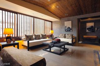 日式风格公寓温馨客厅装潢