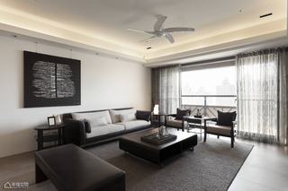 中式风格公寓简洁装修效果图