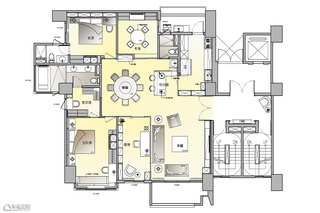 新古典风格公寓乐活设计图
