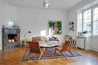 宜家风格简洁客厅沙发图片