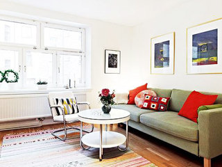 宜家风格舒适客厅沙发效果图