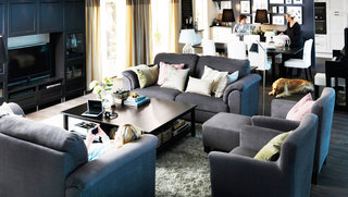 宜家风格简洁客厅宜家沙发效果图
