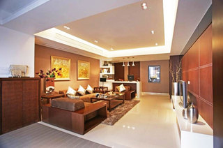 中式风格稳重客厅设计