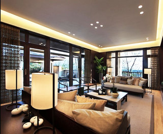 中式风格大气客厅设计