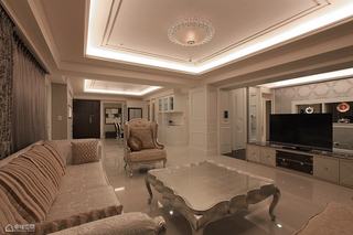 新古典风格公寓温馨客厅设计