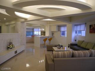 简约风格公寓舒适客厅设计